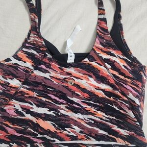 Lululemon Athletica Multicolor Abstract Sports Bra